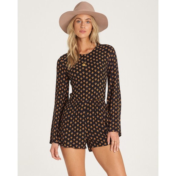 Billabong Pants - Billabong NWT open hearts Long sleeve romper